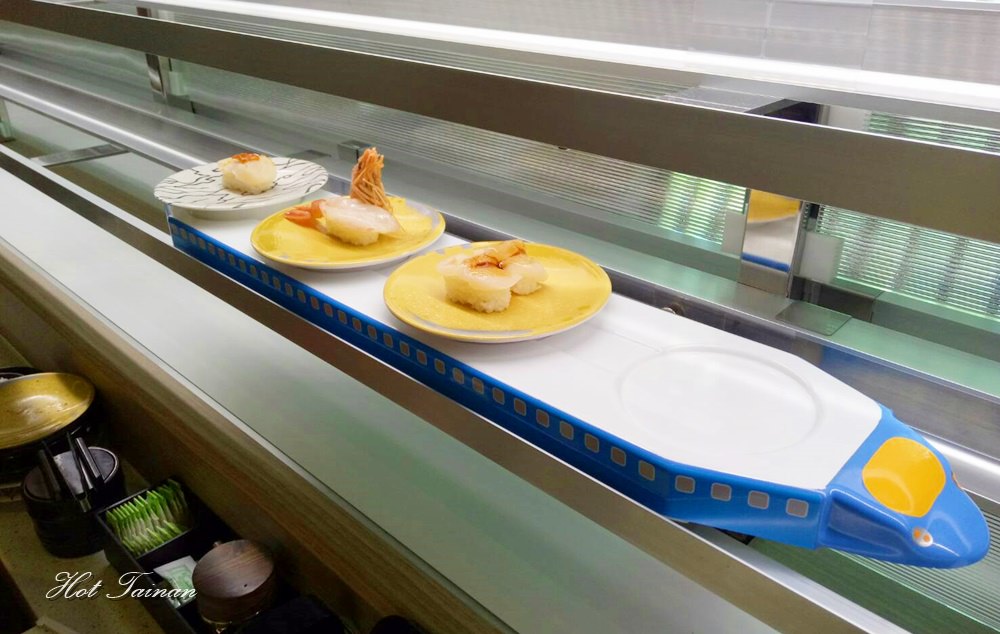 【台南美食】Magic Touch点爭鮮：IPAD點餐，新幹線列車直送！壽司潮流新吃法~