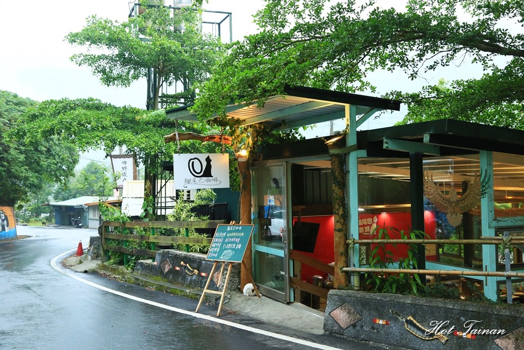 【花蓮美食】鯉魚潭旁的療癒貓咖啡店，看山望海的好去處：貓尾巴咖啡