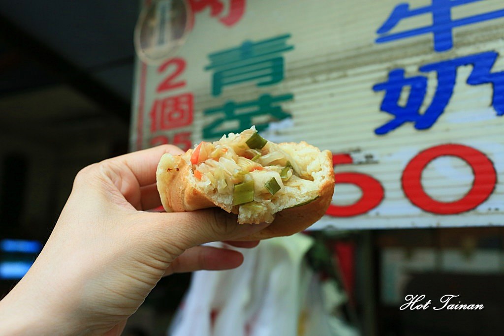 【嘉義美食】文化路夜市旁巷弄間30多年的老店，青菜口味的紅豆餅吃過沒：蘇記傳統紅豆餅