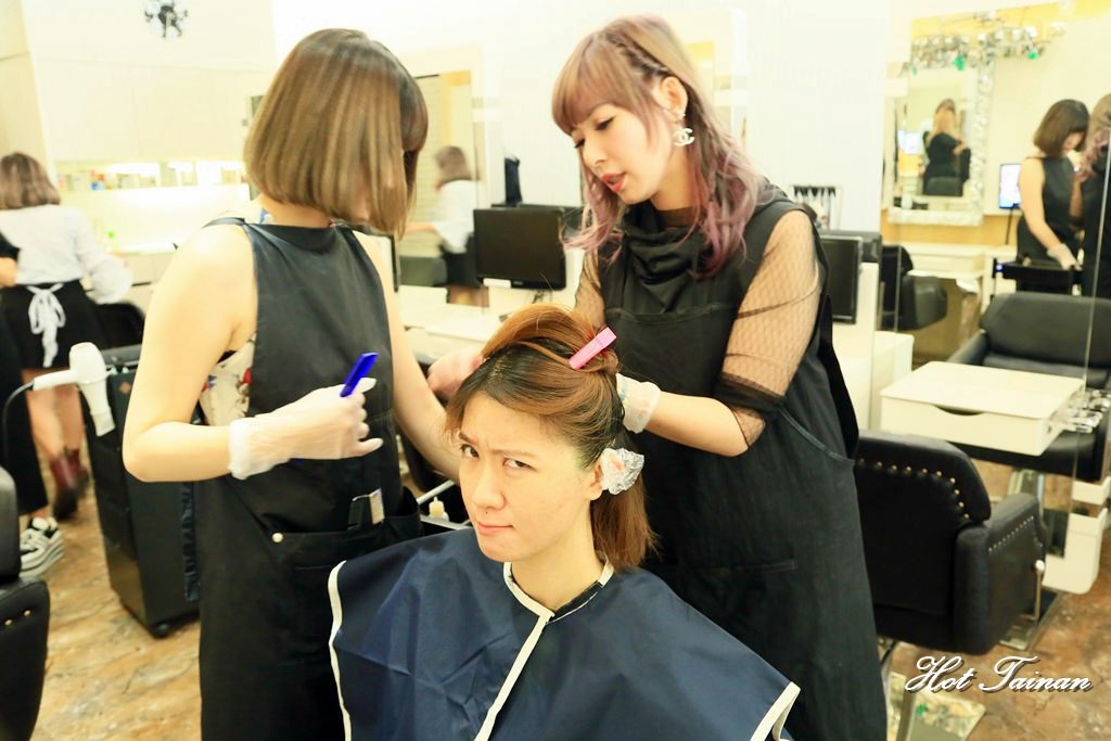 【台南美髮】台南在地髮廊推薦！洗剪染燙一次搞定：米蘭時尚髮型-金華女神殿