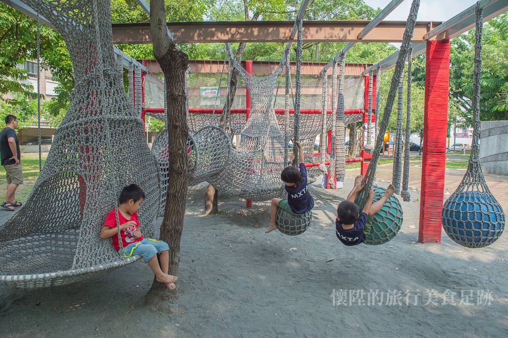 【台南景點】台南最有創意最好玩的親子公園，帶孩子來攀爬叢林吧：立德公園