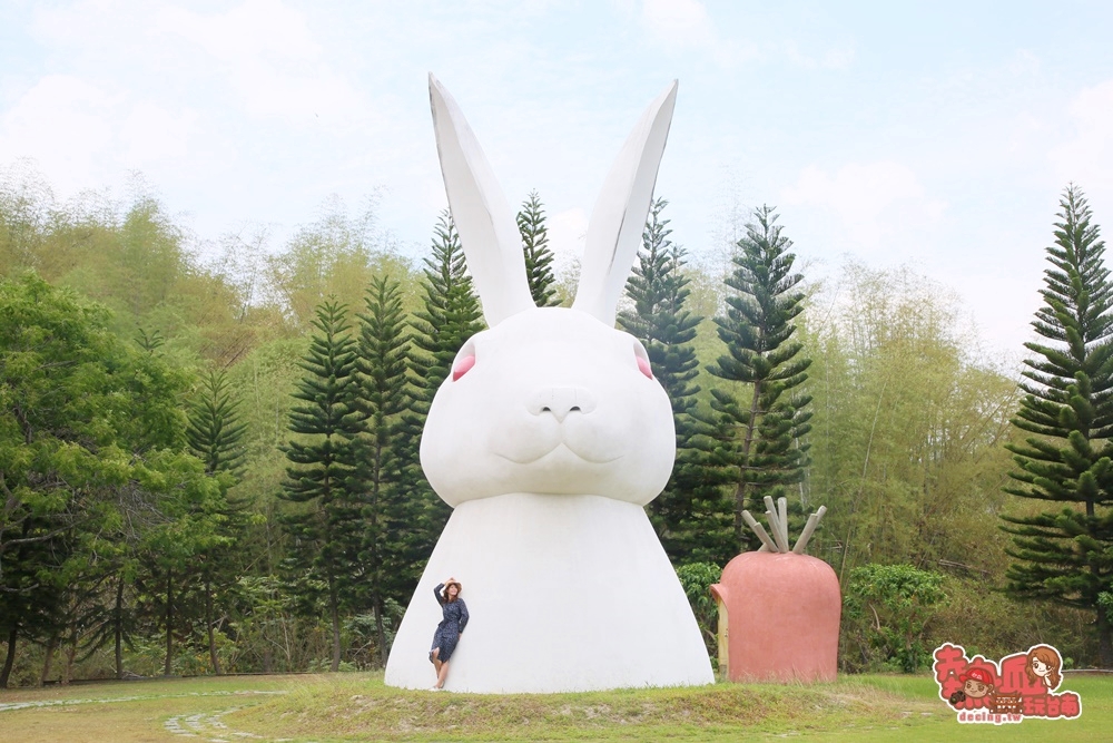 【台南景點】來自外星球的巨兔登陸台南！難不成這裡是台南版的大人國：微風山谷民宿