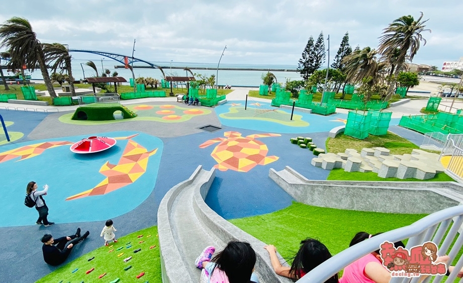 【澎湖親子】澎湖第一座共融遊戲區！九大必玩遊戲設施，結合海洋生物共存的特色公園~