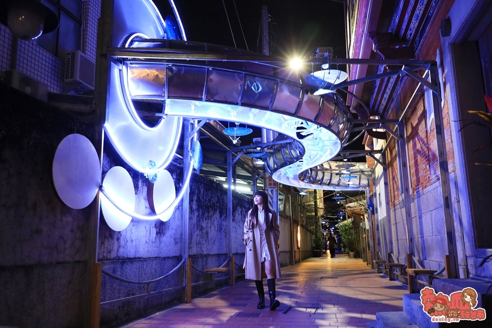 【台南景點】台南鹽水街道美術館！科技與傳統結合的光雕秀，給你最不一樣的鹽水之夜~