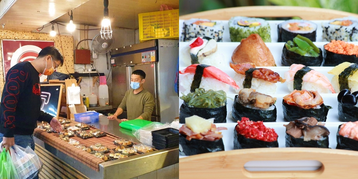 【台南美食】台南東市場內的無名壽司攤，價格好上手！口味天天有變化~