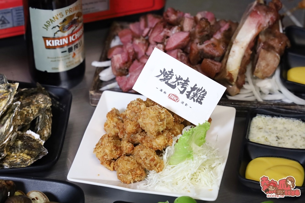 【台南美食】一米長白帶魚浮誇端上桌！150元蚵仔+蛤蜊吃到飽都在這：燒烤攤