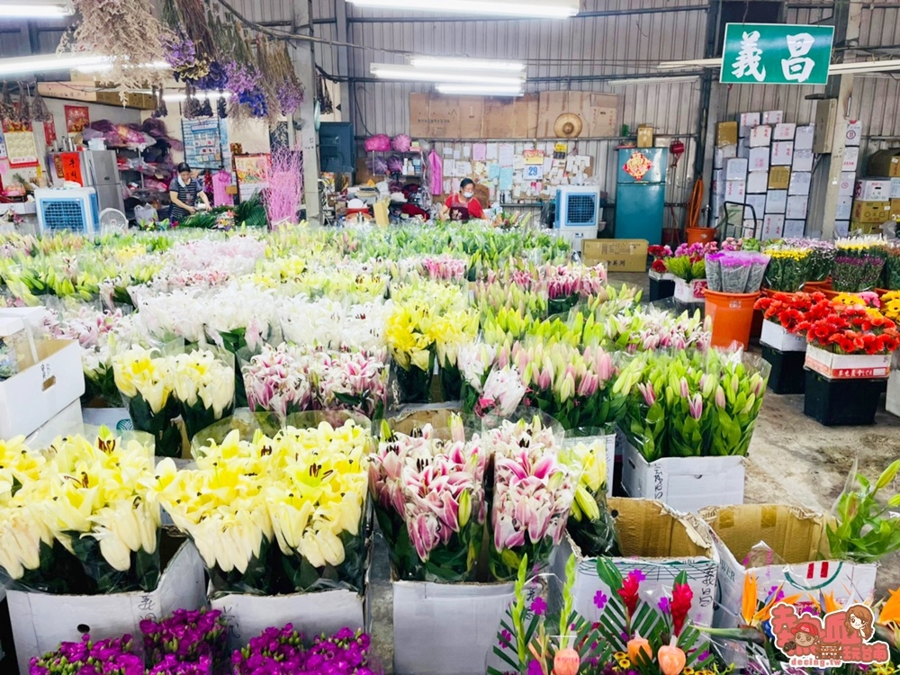【台南批發】台南另類最美室內花海空間，台南買花就要來這最划算：台南花卉批發市場