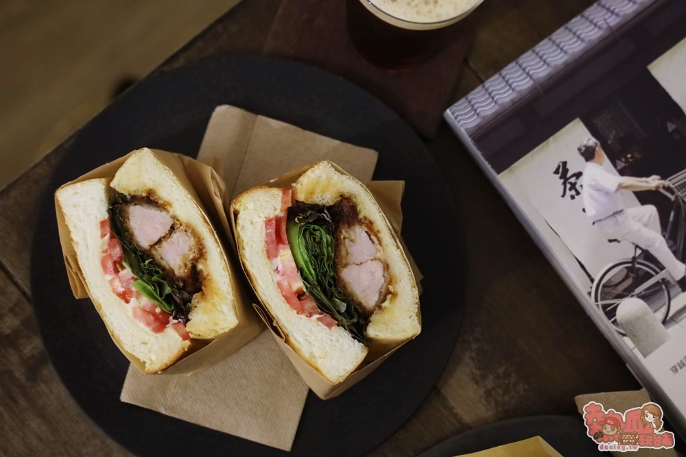【台南美食】熊記 Bear's Casa！小巧可愛的咖啡店，藏著好吃的日式豬排三明治~
