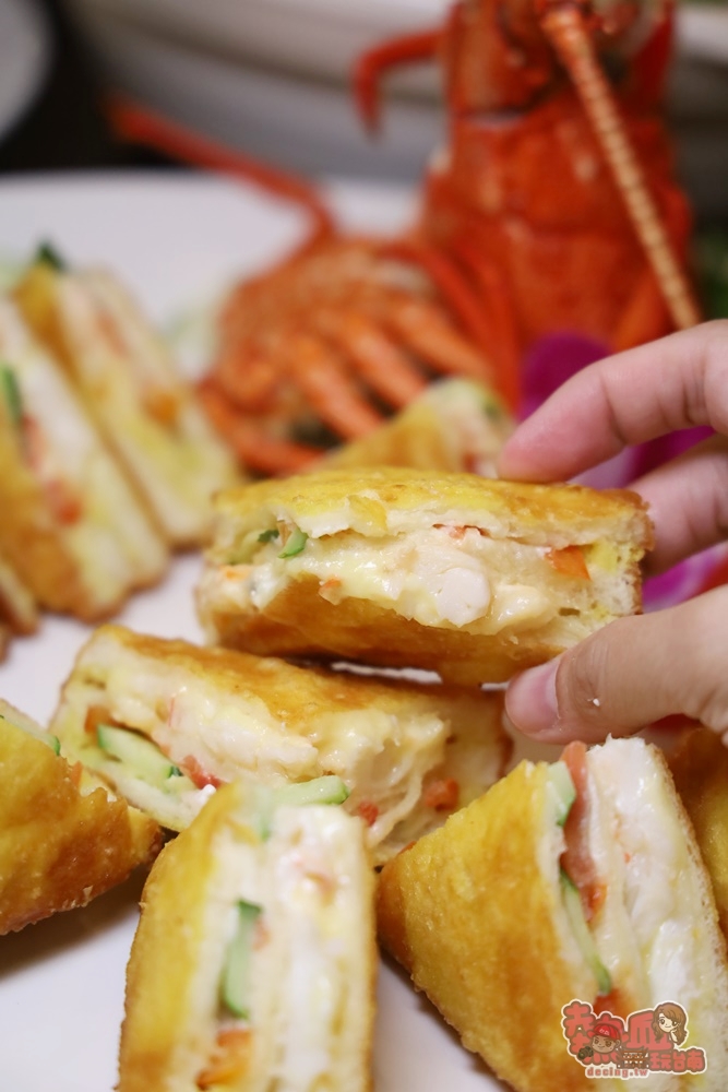 【台南美食】海鮮島水產活物！海鮮料理辦桌菜，浮誇龍蝦三明治和多道手路菜真的好好吃~