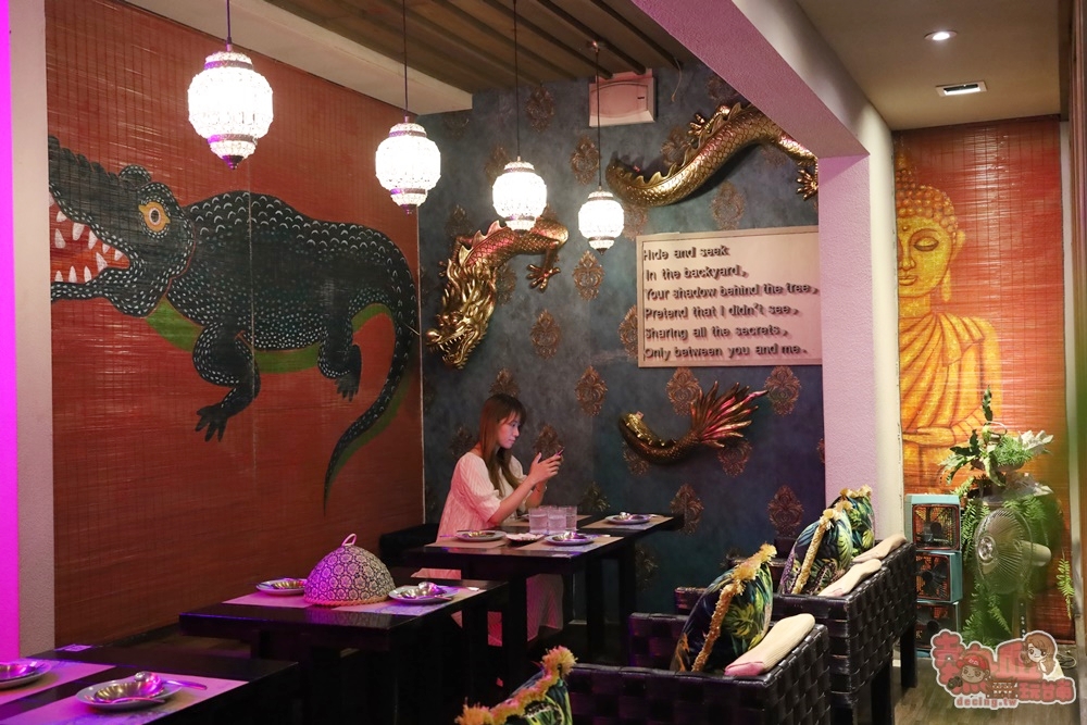 【台南美食】后院泰式餐廳！台南絕美的泰式料理店，餐點和氛圍根本就是在泰國