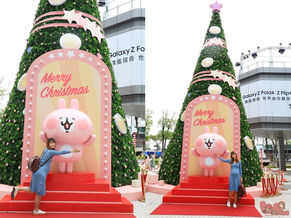 【台南活動】卡娜赫拉的⼩動物幸福聖誕樹！聖誕小鎮超萌登場，假日還有夢幻雪花秀~