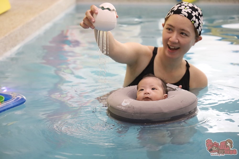 【台南親子】Habobo 親子悠游館！台南少見的溫水親子嬰幼兒游泳池，還可以在水上進行寶寶抓週喔~
