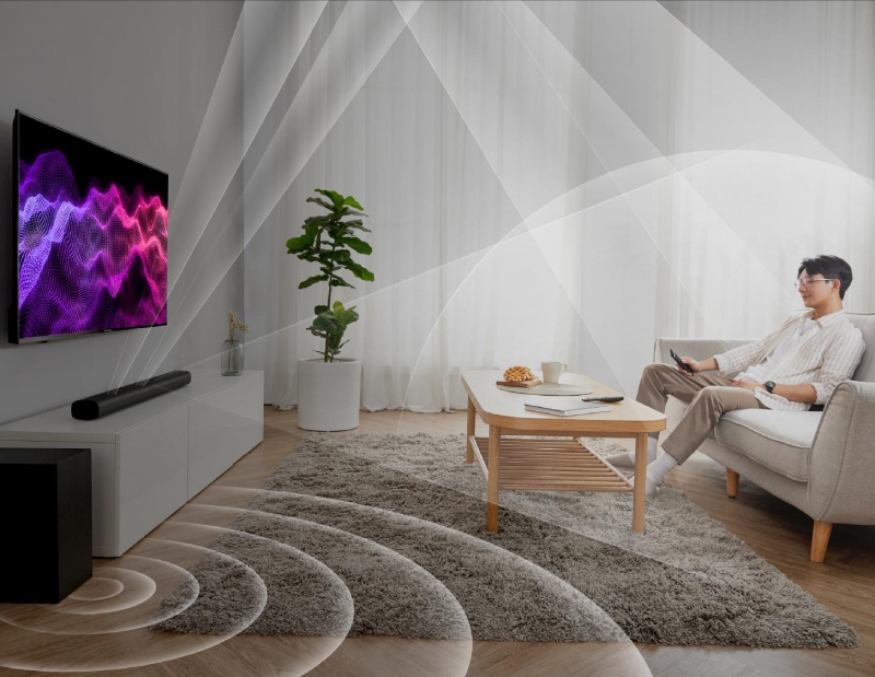 【3C推薦】家中就能擁有電影院等級的觀影模式，山水天空聲道 SoundBar X 4K QLED 量子智慧電視