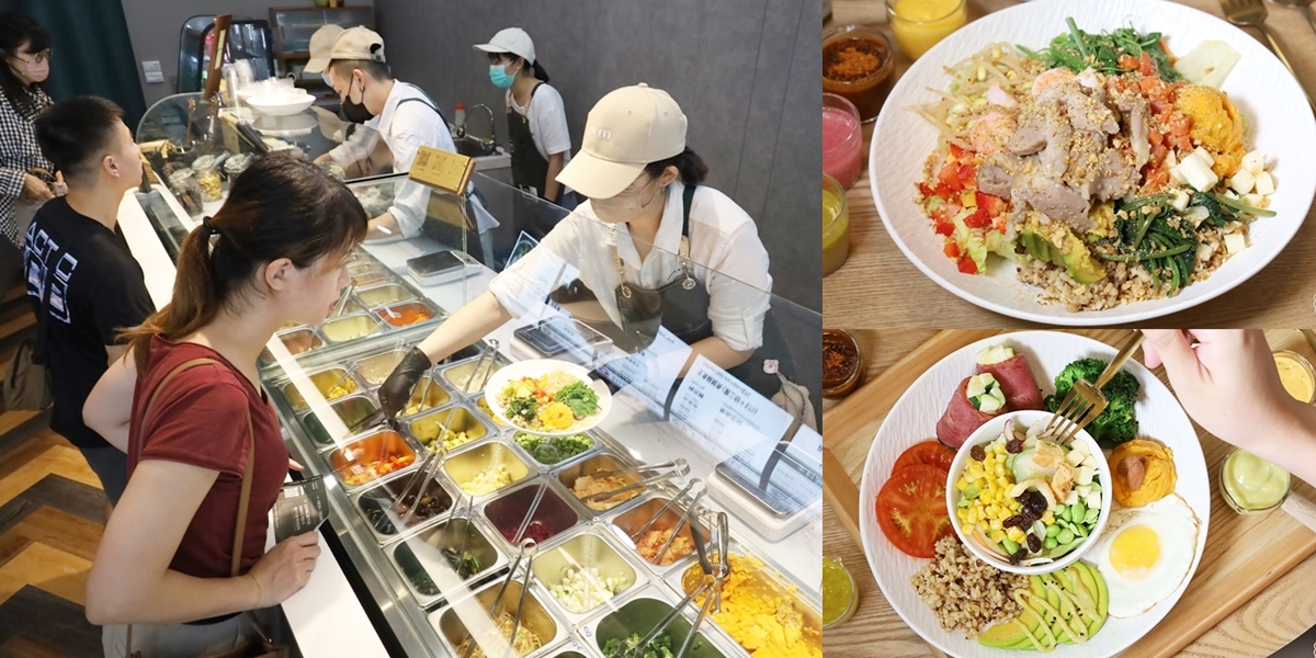 【台南美食】Jam kitchen！台南健康輕食新寵，超過50種餐食自由配，滿滿蛋白質要吃吧~