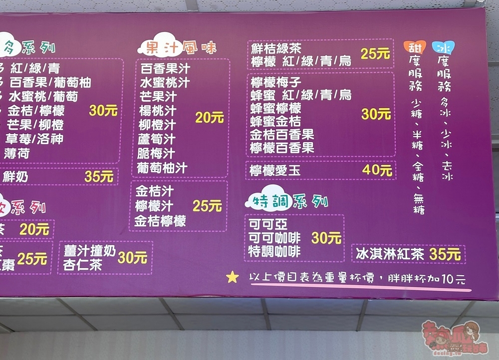 【台南飲料】茶思夢想:台南市區竟然還有700cc15元的飲料,全品項最貴也只要40元~