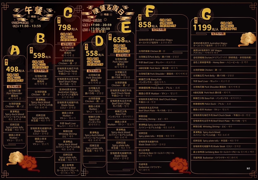 【台南吃到飽】初巴適麻辣鍋:台南首間榴槤吃到飽,平日中午用餐三小時爽吃,榴槤火鍋和牛讓你一次滿足~