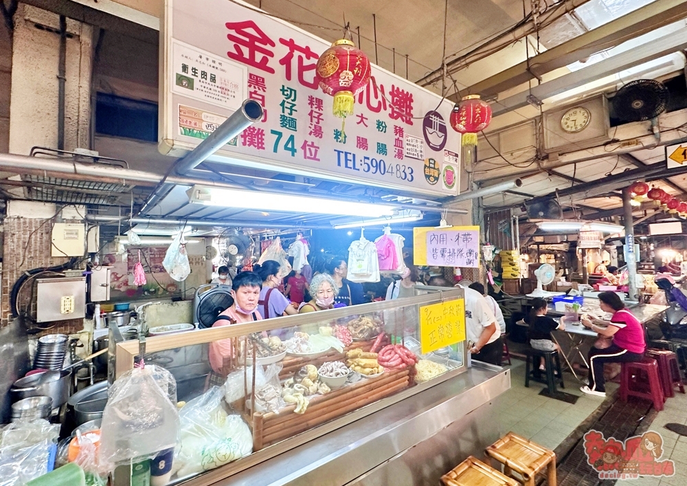 【台南美食】新化市場內隱藏版美食，晚來就吃不到啦：金花點心攤