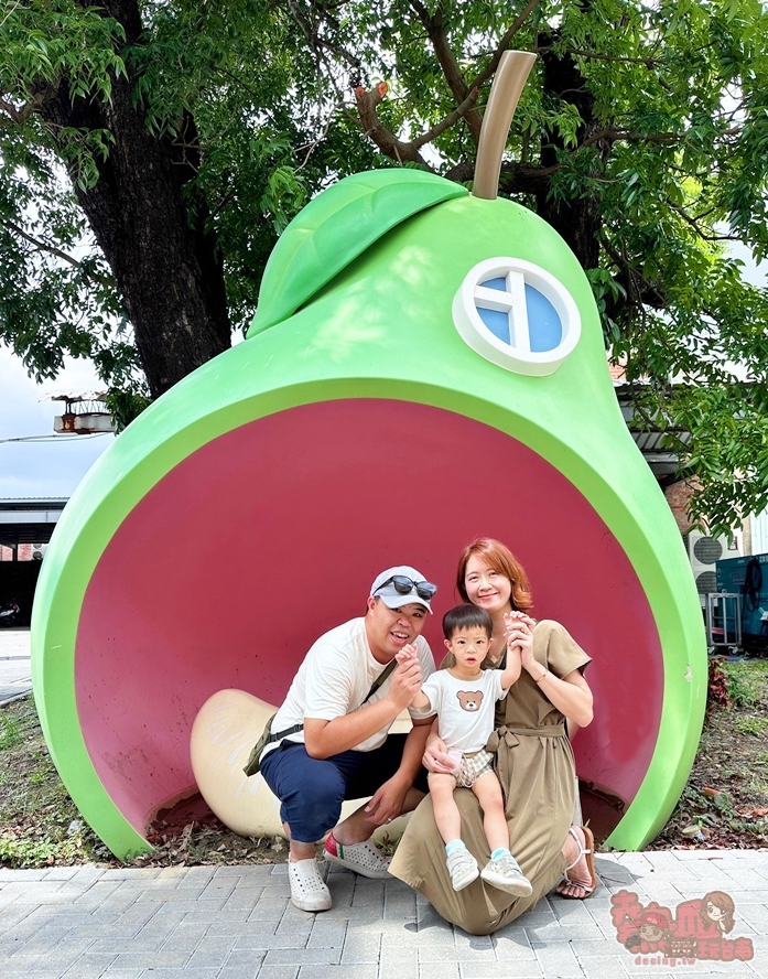 【台南景點】麻豆柚兒園:另類的柚子大型彩繪牆,必拍Q版大型柚子公仔