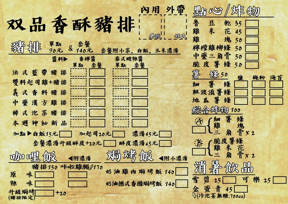 【台南美食】台南最有創意的豬排店，也是最有愛心的良心店家：雙品香酥豬排