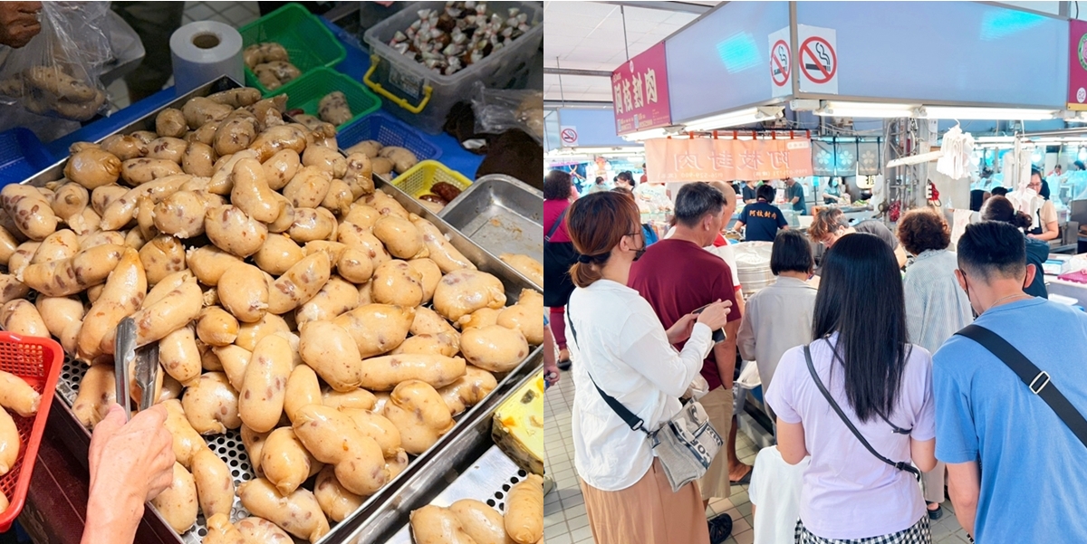 【台南美食】小區腸將君手工糯米腸:黃昏市場超人氣美食,古早味糯米腸香腸太好吃~