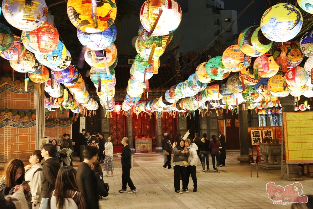 【台南燈會】2025普濟殿燈會,1800顆彩繪燈籠超壯觀,日本青森睡魔祭主燈展出~