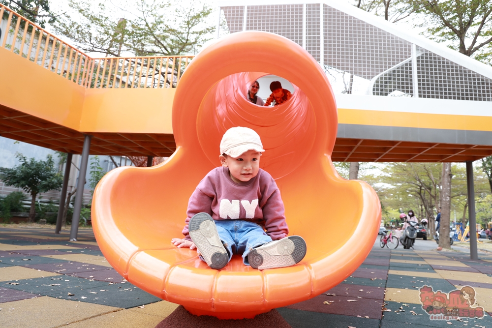 【台南親子公園】歸仁運動公園:釋迦+高鐵雙主題特色公園,分齡規劃,玩起來更安全~