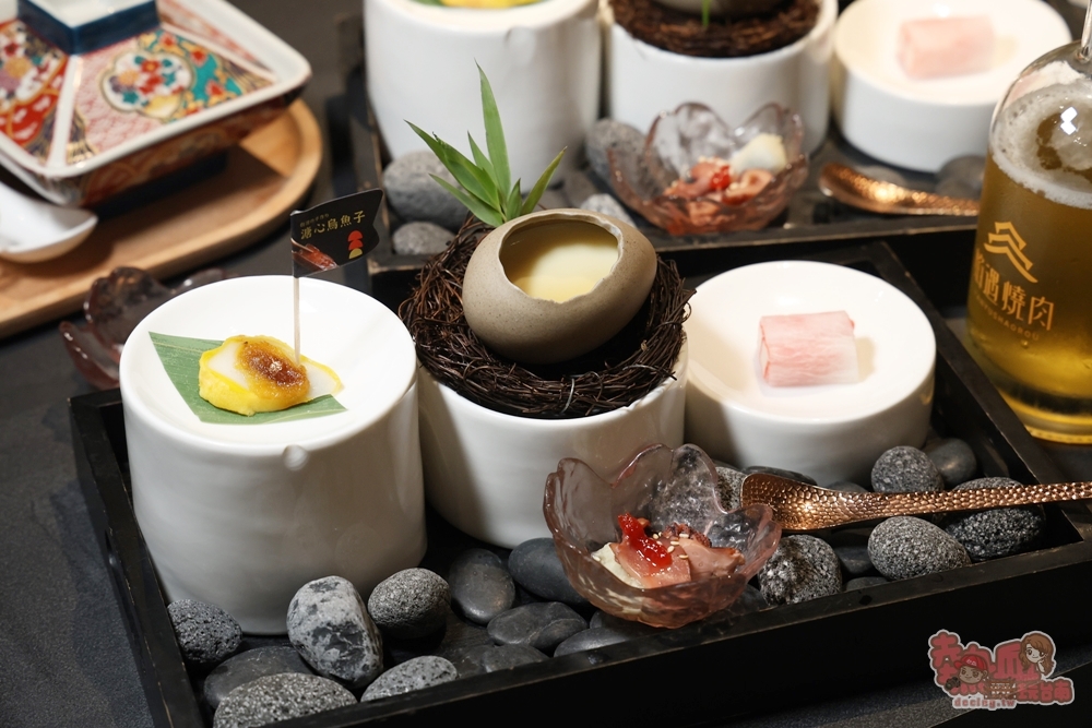 【台南美食】焰遇燒肉:台南四大名廚開的燒肉店,一次吃到各國異國料理,還能喝到鮮自然現泡茶飲~