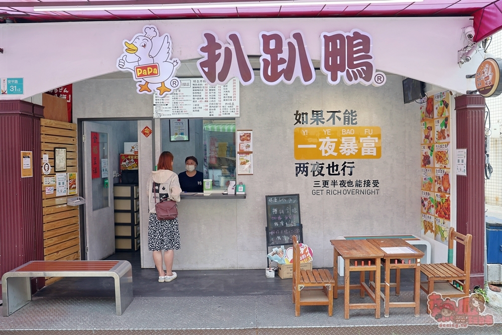 【台南美食】扒趴鴨安平店:先滷後炸扒趴香酥鴨,皮酥肉嫩還會噴汁,隱藏版鴨肉串更是必點~