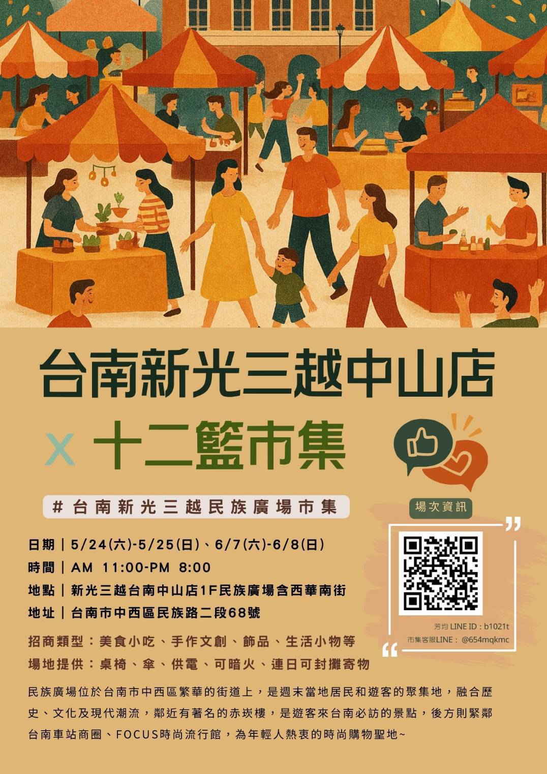 【台南活動】台南2025/6/7~6/8假日周末活動整理,逛市集吃美食,音樂會,舞台劇~