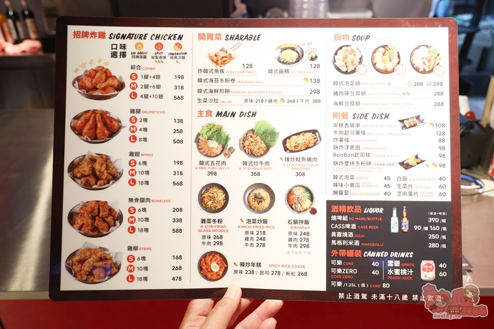 【台南美食】Bonchon Chicken 本村韓食炸雞:南部首間店,被譽為紐約最好吃炸雞在台南,炸雞香脆多汁,冷掉也好吃,吃完直接外帶一份