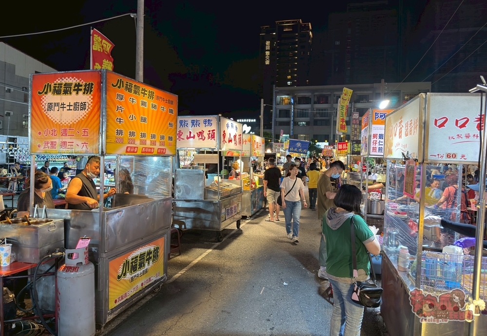 【台南夜市】小北新成功夜市:每週二五限定營業,有免費停車場,排隊必吃美食有這幾家~