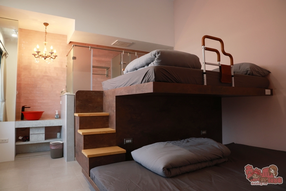 【安平包棟民宿】美萊茵安平民宿三館:可容納6–40人多人住宿，KTV、麻將桌、飛鏢機、免費停車一次滿足~