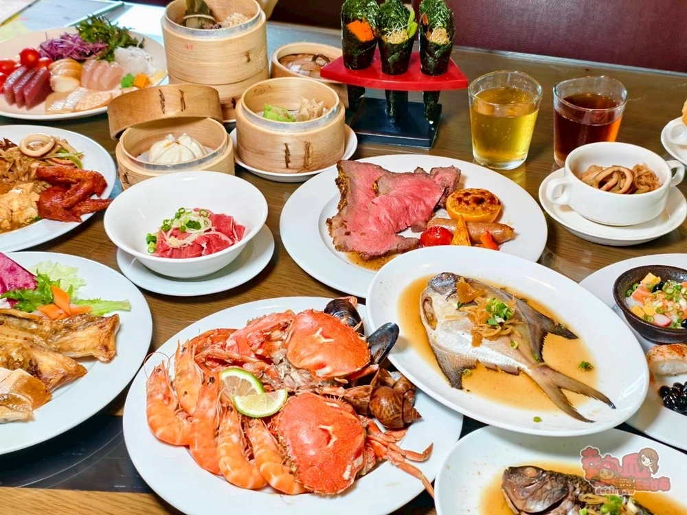 【台南吃到飽】台南大員皇冠假日酒店:五星級buffet佛心價,海鮮天堂吃到飽,銀髮族友善,平日兩人同行最優惠