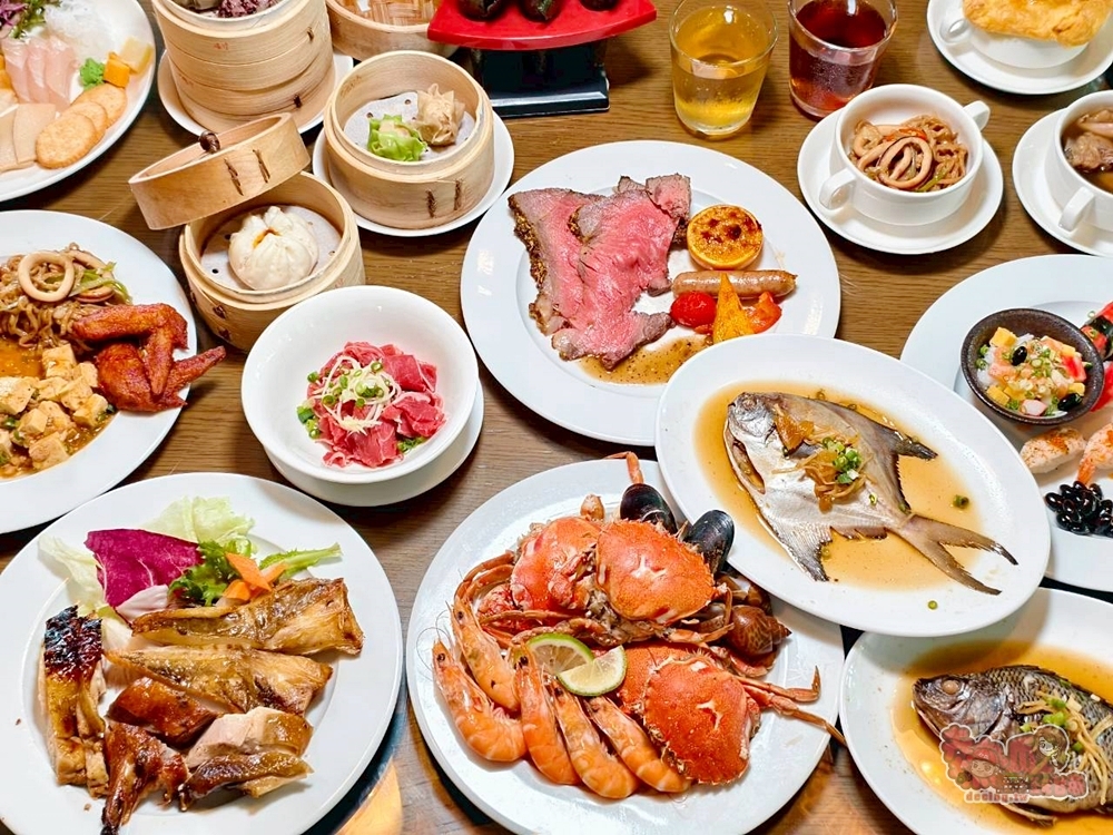 【台南吃到飽】台南大員皇冠假日酒店:五星級buffet佛心價,海鮮天堂吃到飽,銀髮族友善,平日兩人同行最優惠