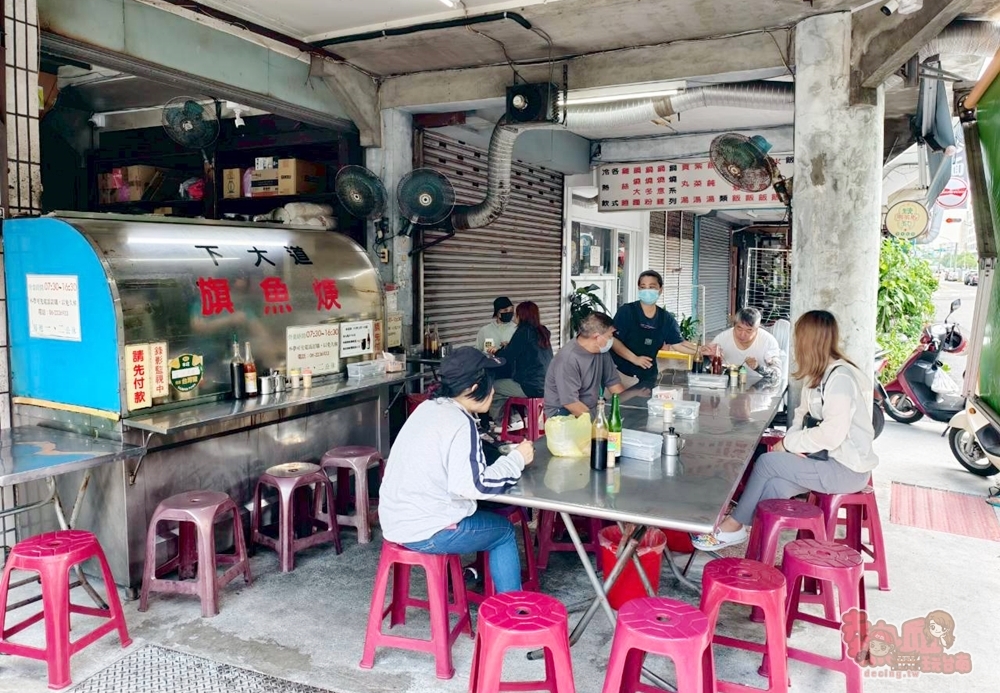 【台南美食】下大道旗魚羹:在地70年老店,台南最佛最好吃旗魚羹,銅板價只要40元,渾厚的沙茶香氣超對味~
