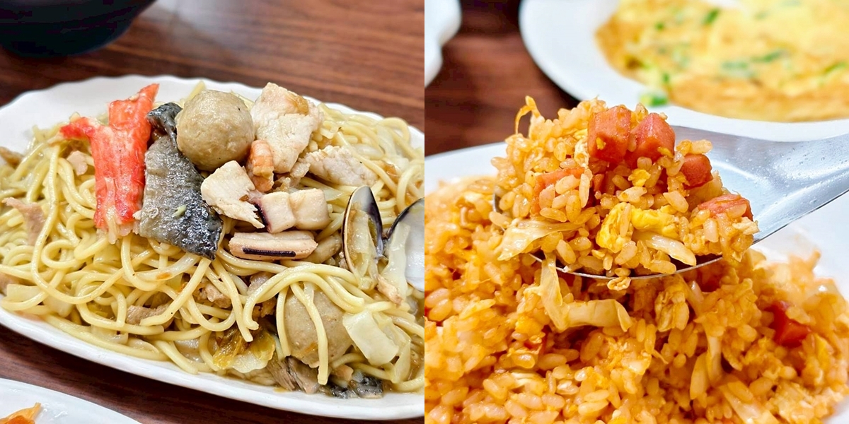 【台南美食】珍饌麵店:七股國小旁的古早味麵店,被麵店耽誤的熱炒店,古早味番茄炒飯超好吃又大份量~