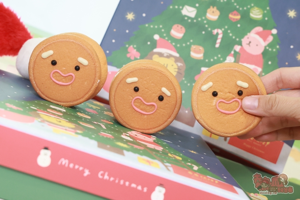 【台南甜點】卷卷烘焙:可愛甜點專賣店,聖誕生乳銅鑼燒來啦,冏餅人麋鹿呆萌好可愛~