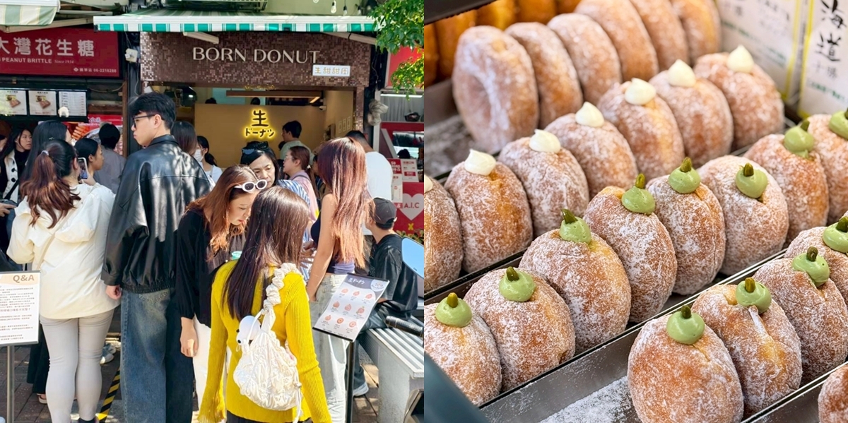 【台南甜點】Born Donut台南生甜甜圈專賣店,日式風味口感猶如雲朵般鬆軟且不膩口~ 【台南甜點】Born Donut台南生甜甜圈專賣店,日式風味口感猶如雲朵般鬆軟且不膩口~