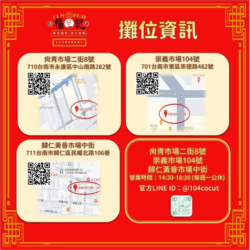 【台南美食】金福記港式滷味:崇義黃昏市場人氣港式滷味,前王品主廚製作,最便宜只要10元,大推限量油雞腿,鴨米血 【台南美食】金福記港式滷味:崇義黃昏市場人氣港式滷味,前王品主廚製作,最便宜只要10元,大推限量油雞腿,鴨米血